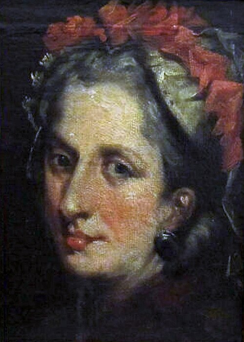 Tête de femme, 1750, 