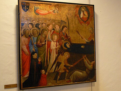 La Dormition de la Vierge, 1350, 