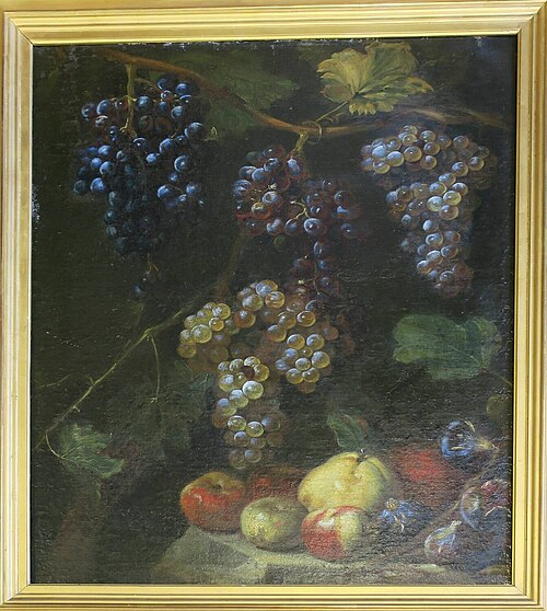 Nature morte de fruits, 1650, 