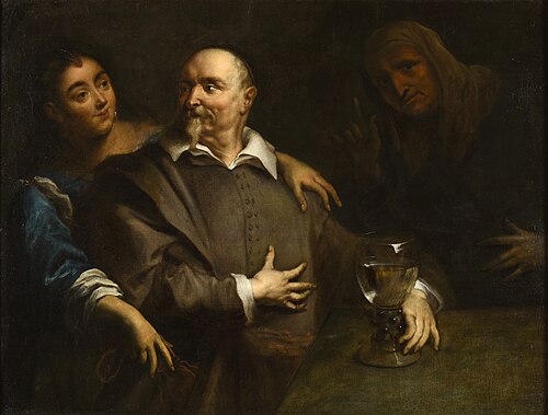 Le buveur de genièvre, 1650, 