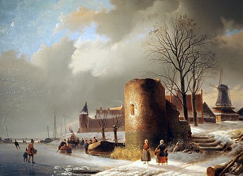 Dutch Winter Landscape, , 