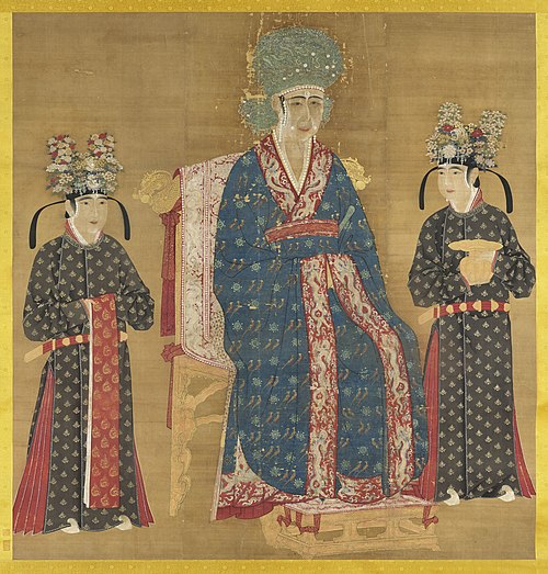 Seated Portrait of Song Renzong's Empress, 1050, 