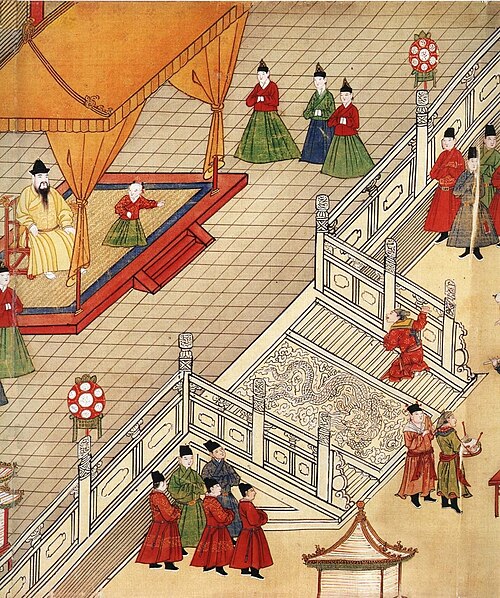 Ming Emperor Xianzong's Celebration of Lantern Festival, , 