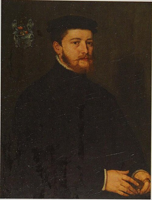 Portrait possibly of de Deckere, 1587, 
