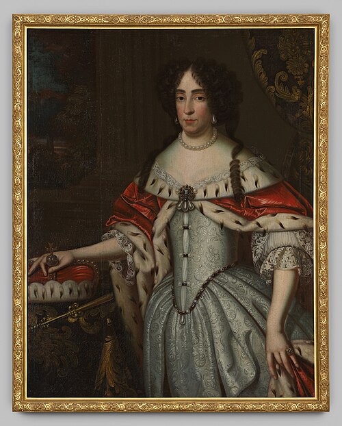 Portrait of Dorothea van Holstein-Glücksburg (1636-1689), 1674, 
