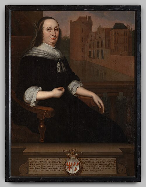 Portrait of Johanna van Arnhem (1607-1666), 1672, 