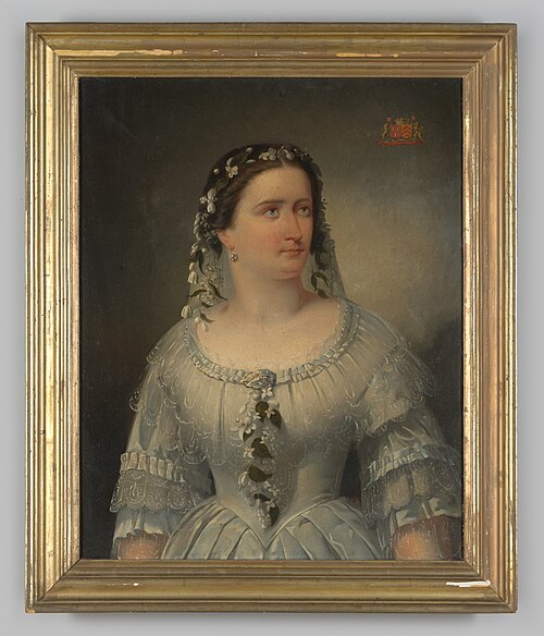 Portrait of Maria Anna Theodora Louisa Antonia Carolina barones van Voorst tot Voorst (1833-1858), 1862, 