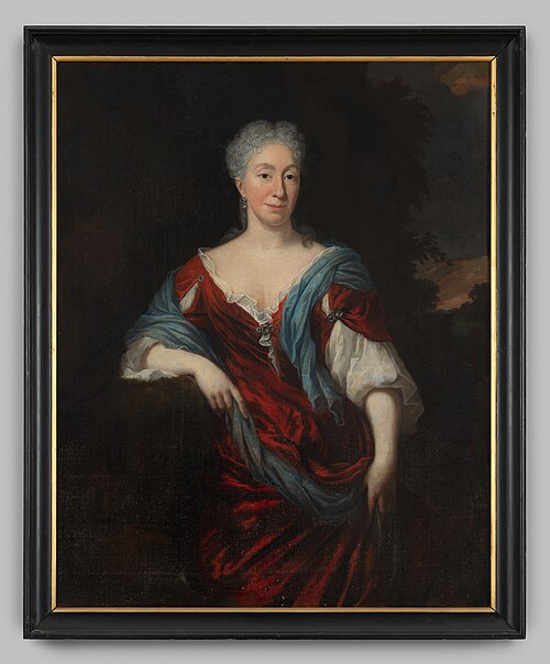 Portrait of a woman, possibly of the familiy Van Lynden, 1687, 