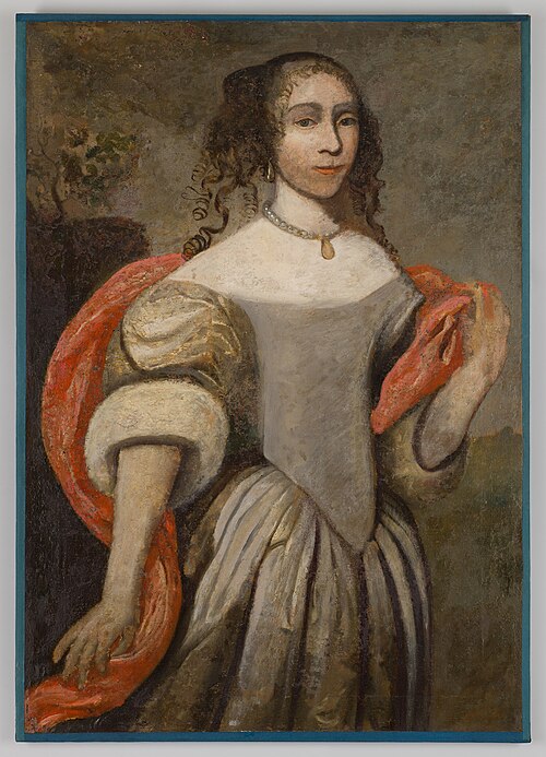Portrait of an unknown woman, 1687, 