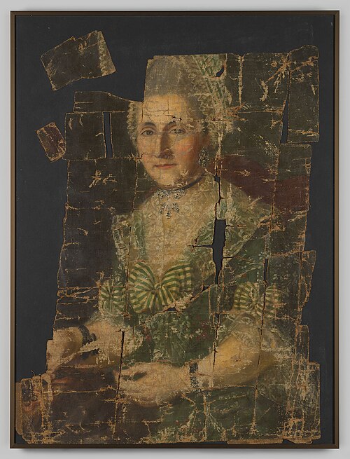 Portrait of a woman, probably Johanna Henrica Hoogland (1743-1795), 1787, 
