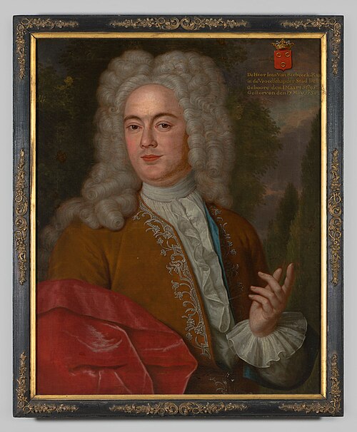 Portrait of Johan van Riebeeck (1691-1735), 1712, 