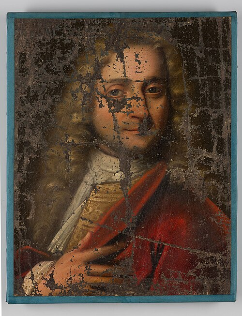 Portrait of a man, probably Johannes van Leeuwen (1656-1719), 1712, 