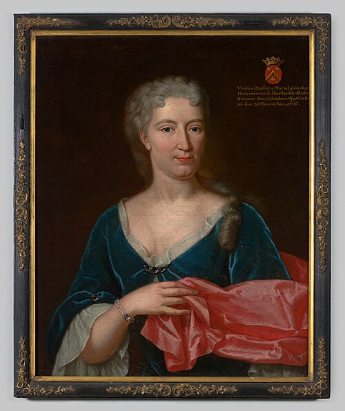 Portrait of Charlotte Maria Leydecker  (1695-1746), 1712, 