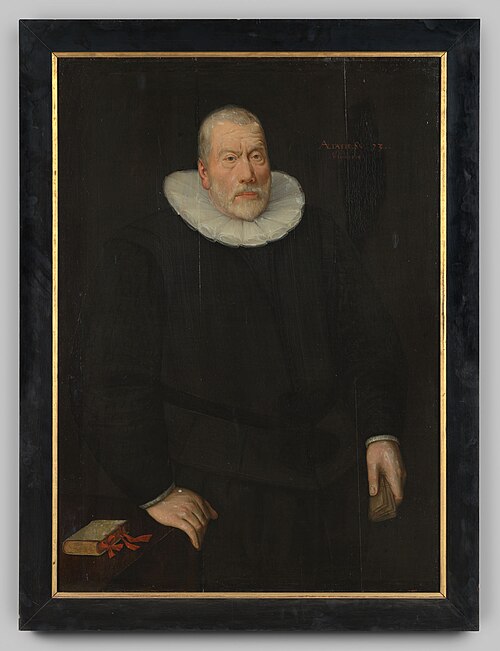 Portrait of a man, probably Johan van den Sande (1541-?), 1614, 