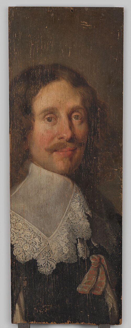 Fragment van een mansportret, 1637, 