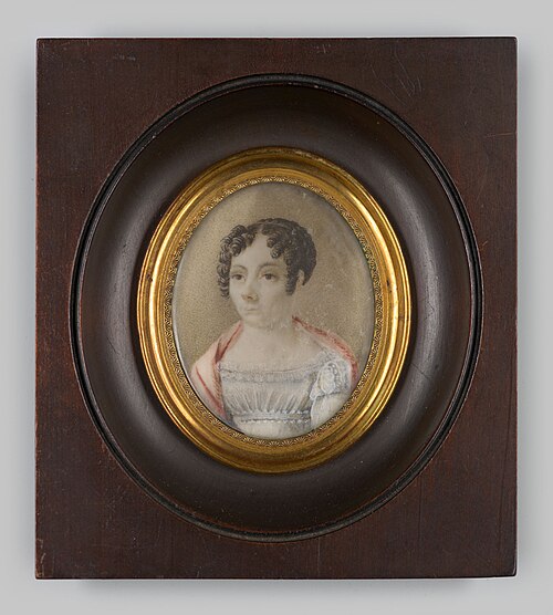 Portret van Francine Charlotta Gerhardina Maria barones van Spaen la Lecq, 1812, 