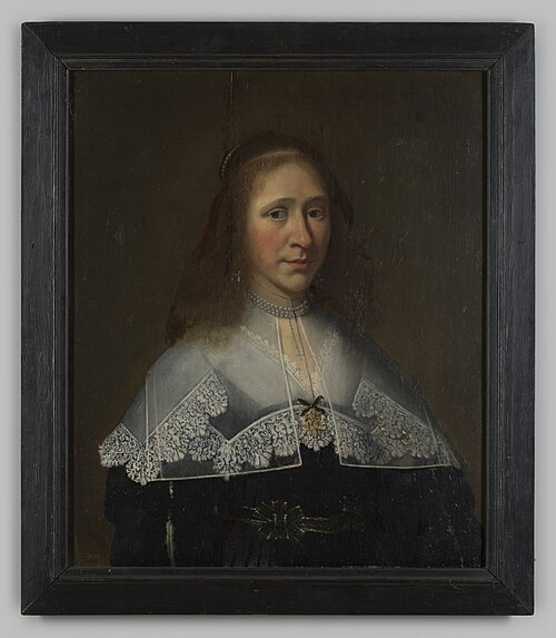 Portrait of a woman, possibly Alegunda van Juckema (1612-1703), 1637, 
