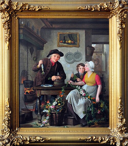Preparations for the sale of the new herring, 1815, 