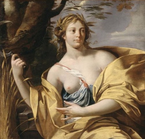 Cérès, déesse des moissons, 1650, 