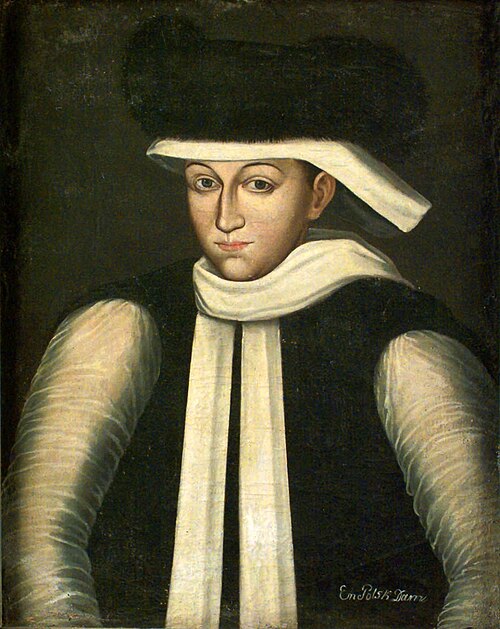 Portrait of a lady in Polish costume., 1600, 