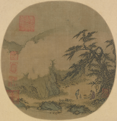 宋人松谷问道单页, , 