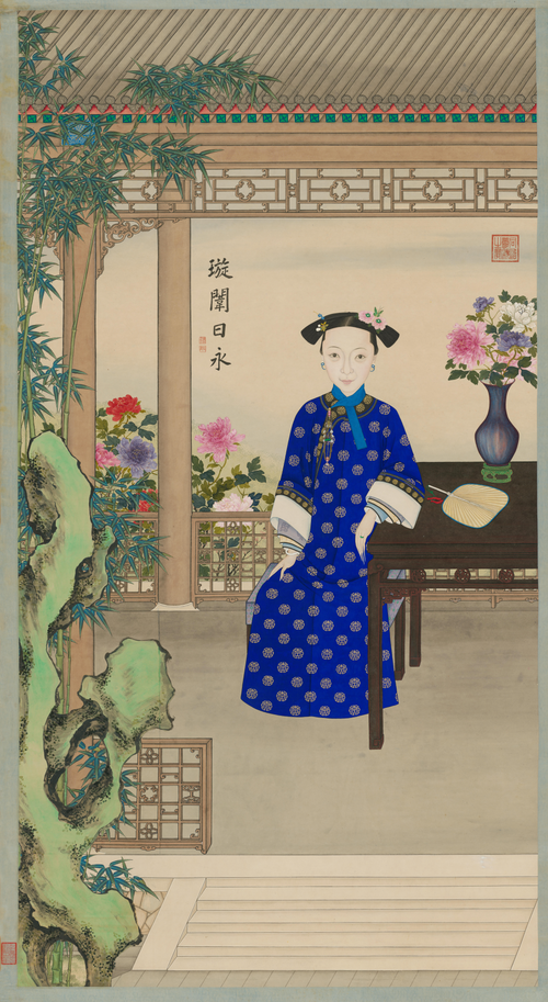 孝贞显皇后像轴, , 