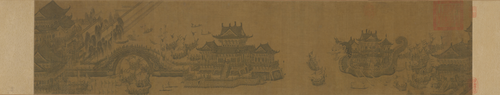 龙舟夺标图卷, , 