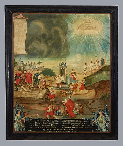 De weg naar de hemelpoort, circa 1750, 1750, 