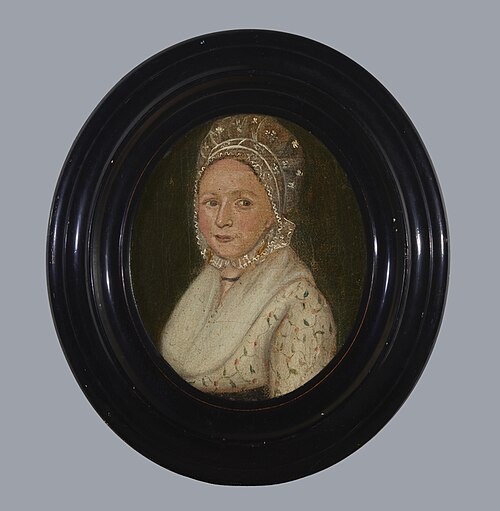 Portret van vrouw met kornetmuts, vermoedelijk 1800–1850, 1825, 