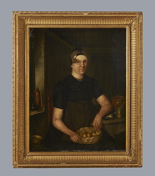 Friese vrouw met bloot oorijzer, circa 1835, 1835, 