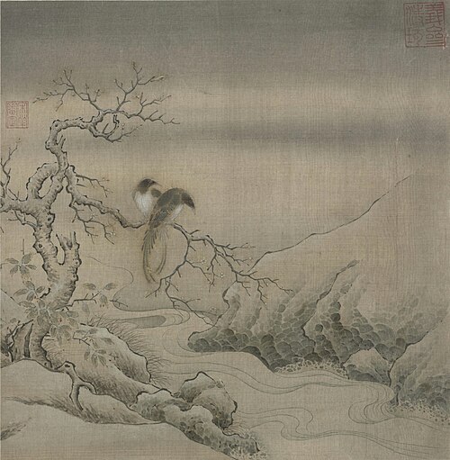乌桕文禽图页, , 