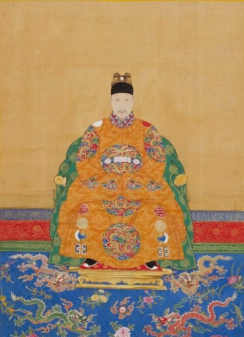 明光宗朱常洛像, 1650, 