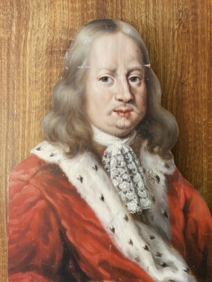 Porträtt av Per Brahe d.y., greve, riksråd, 1602-1680., 1700, 