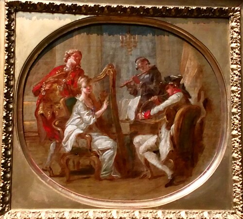 Quatuor de musiciens, 1770, 