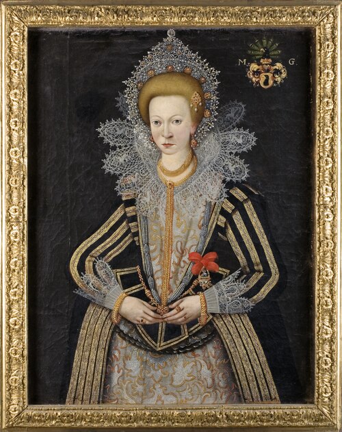 Porträtt av Margareta Grip, 1586-1624, 1650, 