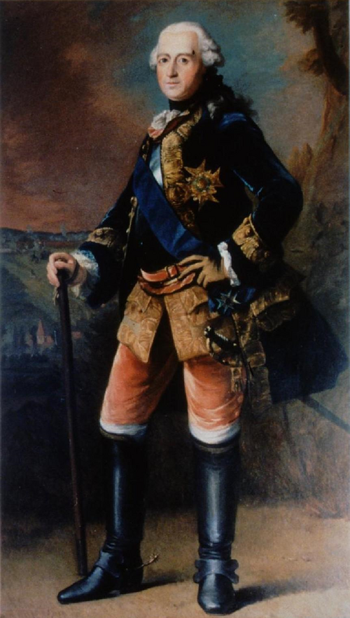 portrait de Chrétien Frédéric Dagobert comte Waldner de Freundstein, 1800, 
