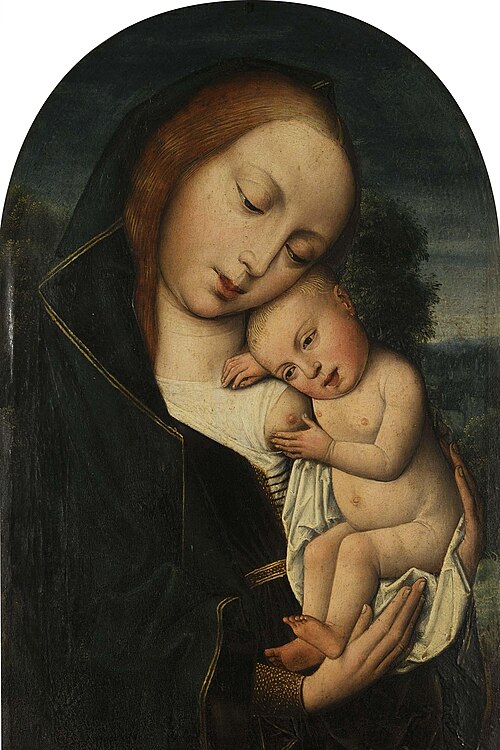 Madonna and Child in a landscape, 1510, 