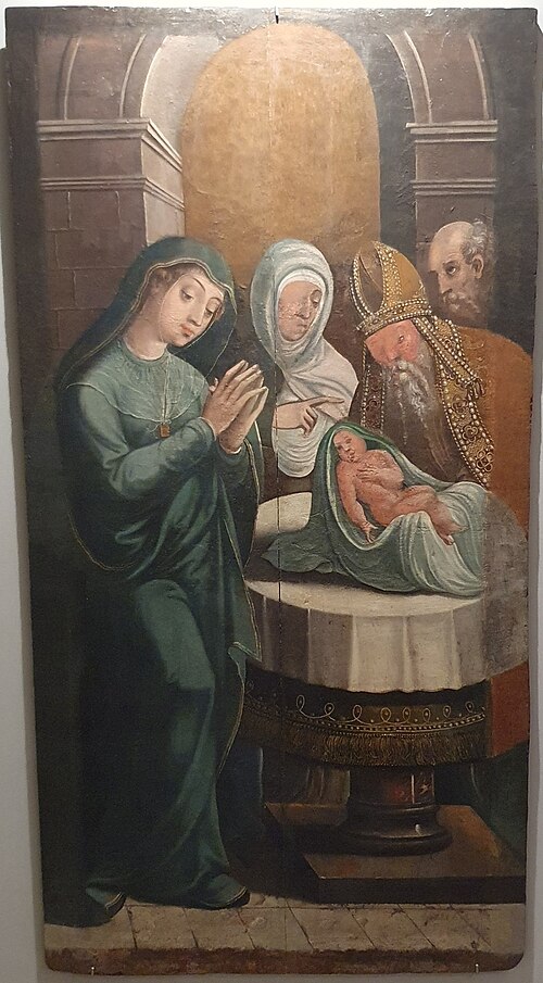 Apresentação do Menino no Templo, 1600, 