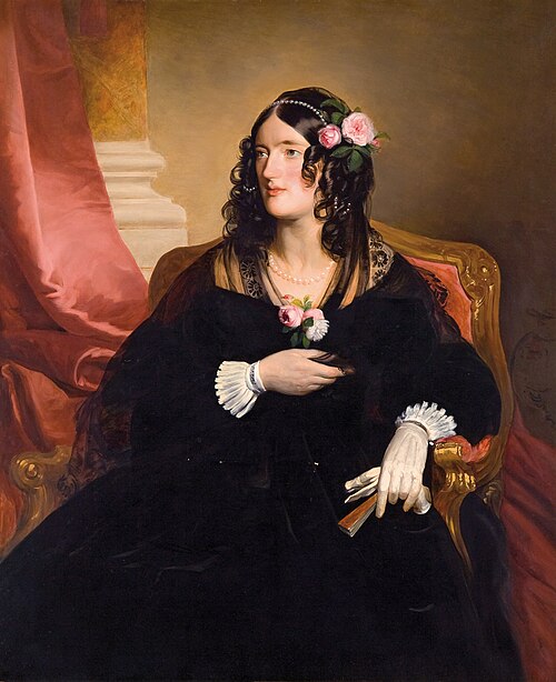 Portrait of Princess Franziska of Liechtenstein (1813–1881), 1887, 