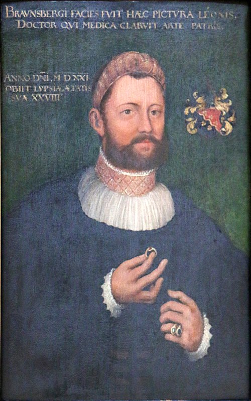 Portrait du médecin Léon Braunsberg, 1521, 
