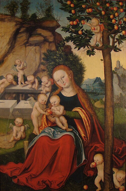 The Virgin under the Apple Tree, 1526, 