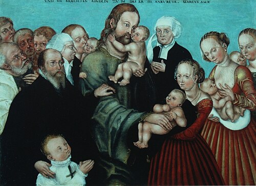Jesus blessing the Children, 1560, 
