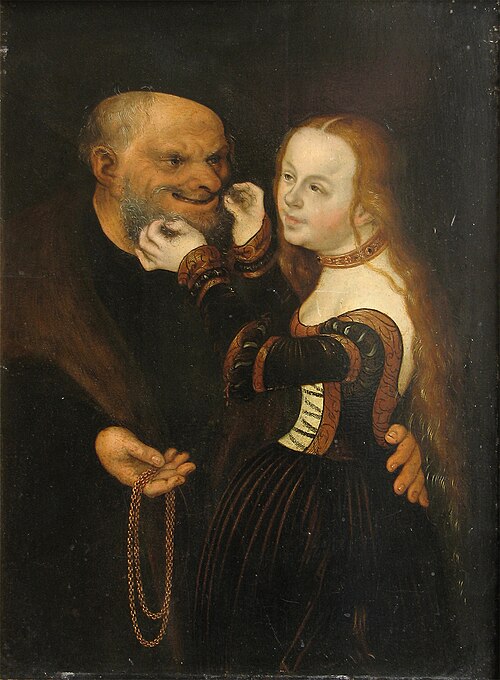 The ill-matched couple, 1530, 