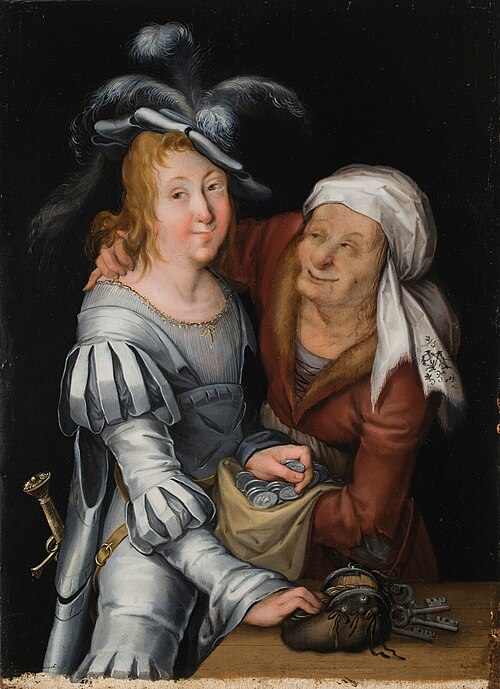 The Unequal Lovers, 1550, 