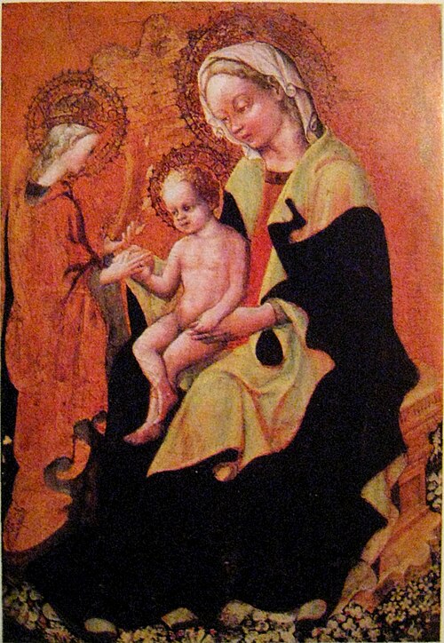 The Mystical marriage of Saint Catherine, 1450, 