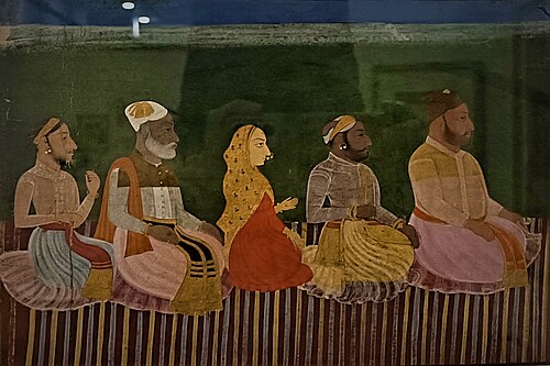 Five Master Artists of Mewar, 1750, 