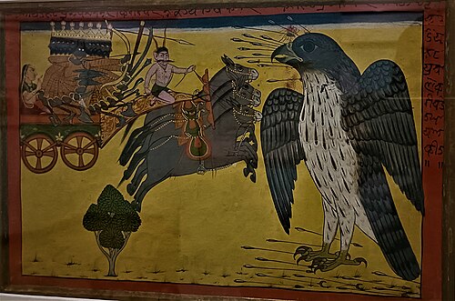 Jatayu Confronting Ravana to Save Sita, 1740, 