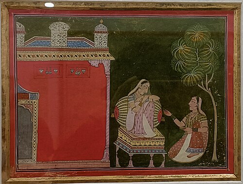 Vipralabdha Nayika - The Waiting Heroine, 1800, 