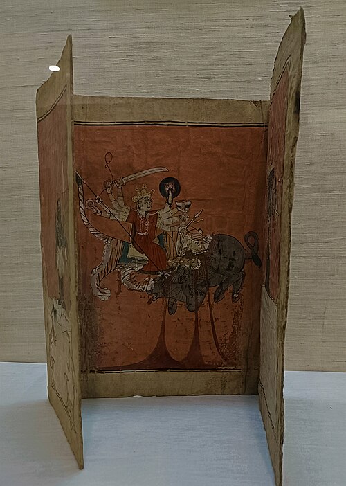 Painted Manuscript Cover, 1750, 