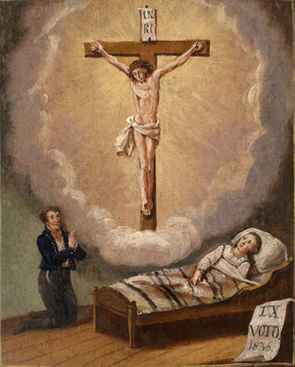 Ex voto s Križne gore, 1836, 